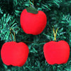 Red apple pendant Christmas tree decorations Gift wrapping ornaments
