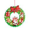 Christmas 3D Paper garland Christmas Snowman Decoration