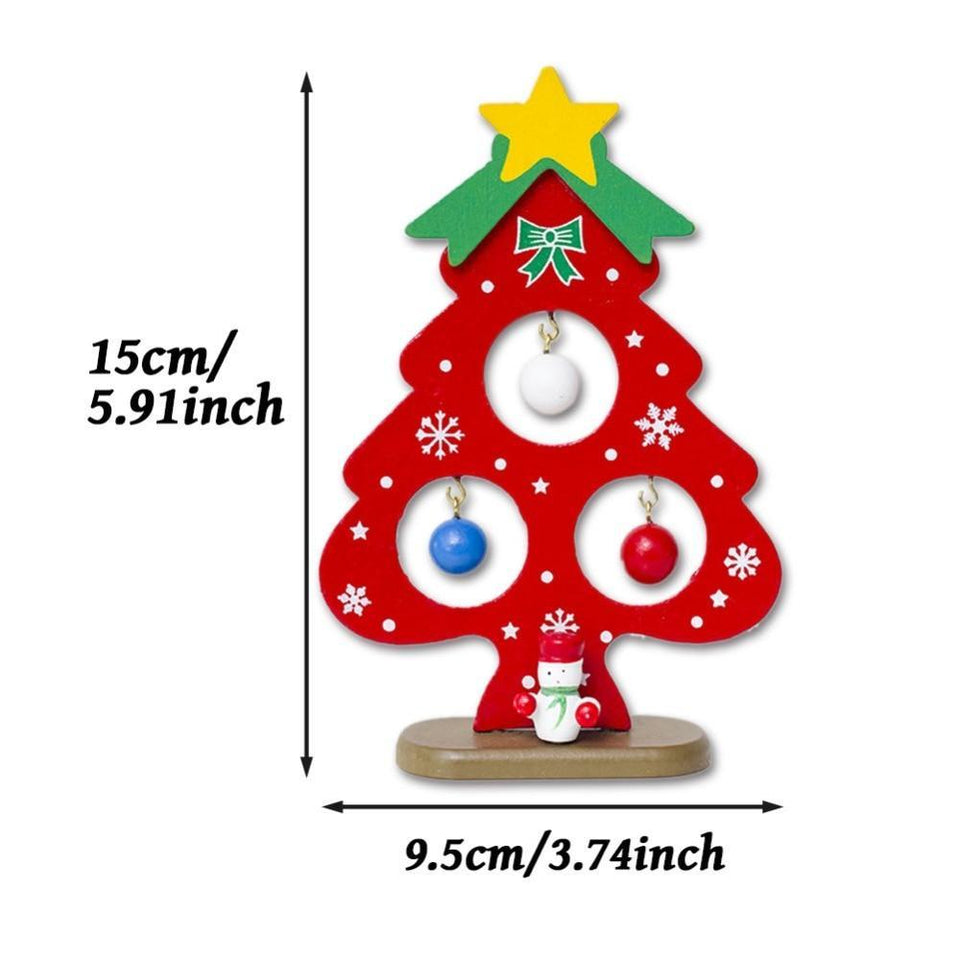 Christmas New Year's Tree Small Ornament Tree Decorations