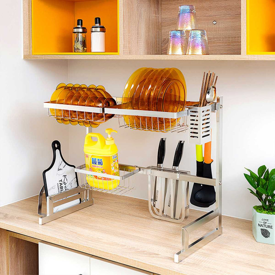 Stainless steel drain rack