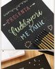 Metallic Brush Pens