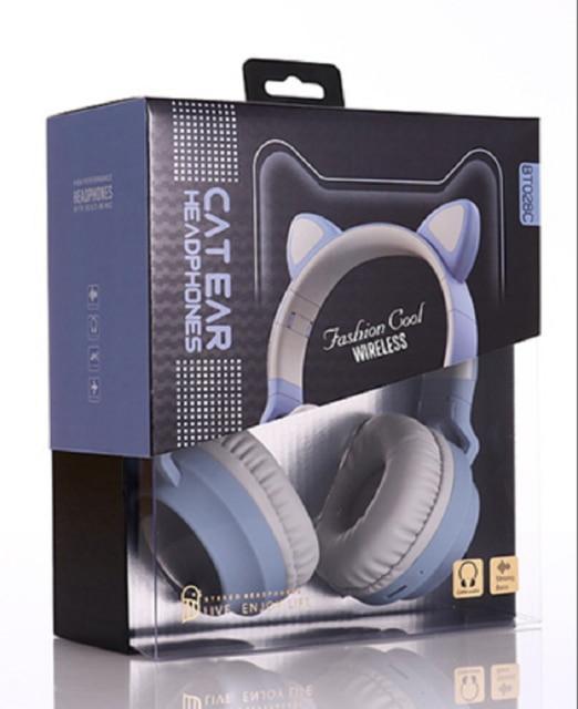 Wireless Cat Ear Headphones Bluetooth Headset