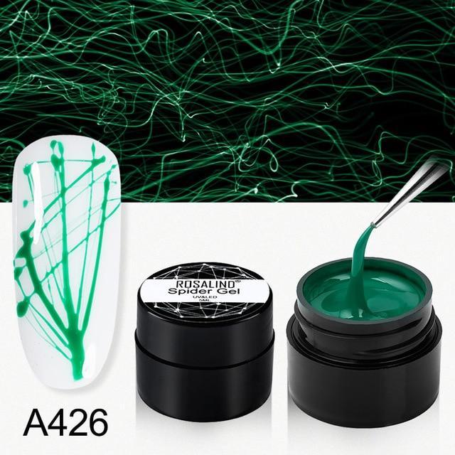 Glow in the Dark Spider Nail Gel 3PCS