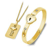Love Lock Your Heart Bracelet Set