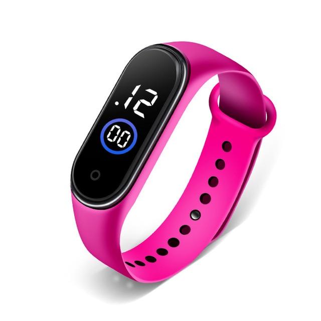 Waterproof Children Boys Girls Digital LED Quartz Alarm Date Sports Wrist Watch New Arrival Freeshipping Hot Sales Sport Watches