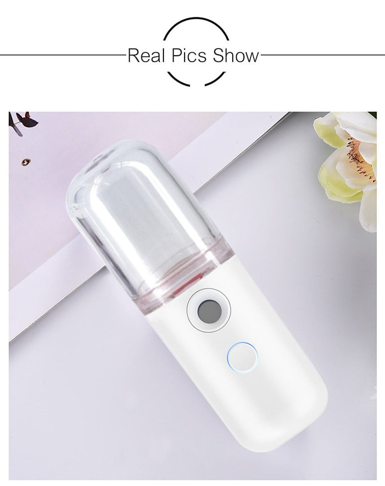 Mini Nano Face Steamer USB Nebulizer Facial Sprayer Humidifier