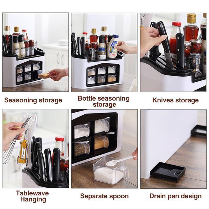 Multifunctional Kitchen Storage Rack