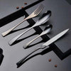 Spklifey Rainbow Cutlery Black Dinnerware Set 304 Stainless Steel Cutlery Set Knife Fork Spoon Tableware Wedding Silverware Set