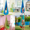 Swing Pod Children Roof Air Cushion Hammock Chair Courtyard Zipper Hanging Seat Home Space Saving Comfortable Indoor Tree