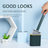 Silicone Brush Toilet Brush Holder Creative Cleaning Brush Set Toilet Brush Holder Set Clean Tool Durable Bathroom Dropshipping